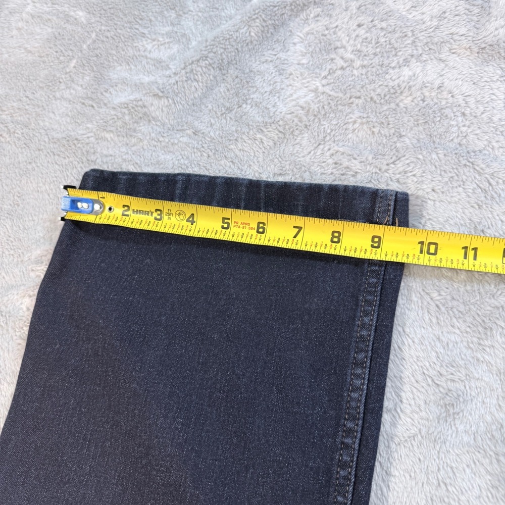 White House Black Market The Sculpt Skinny Flare Jeans Extra High Rise Dark 18S - Picture 8 of 10